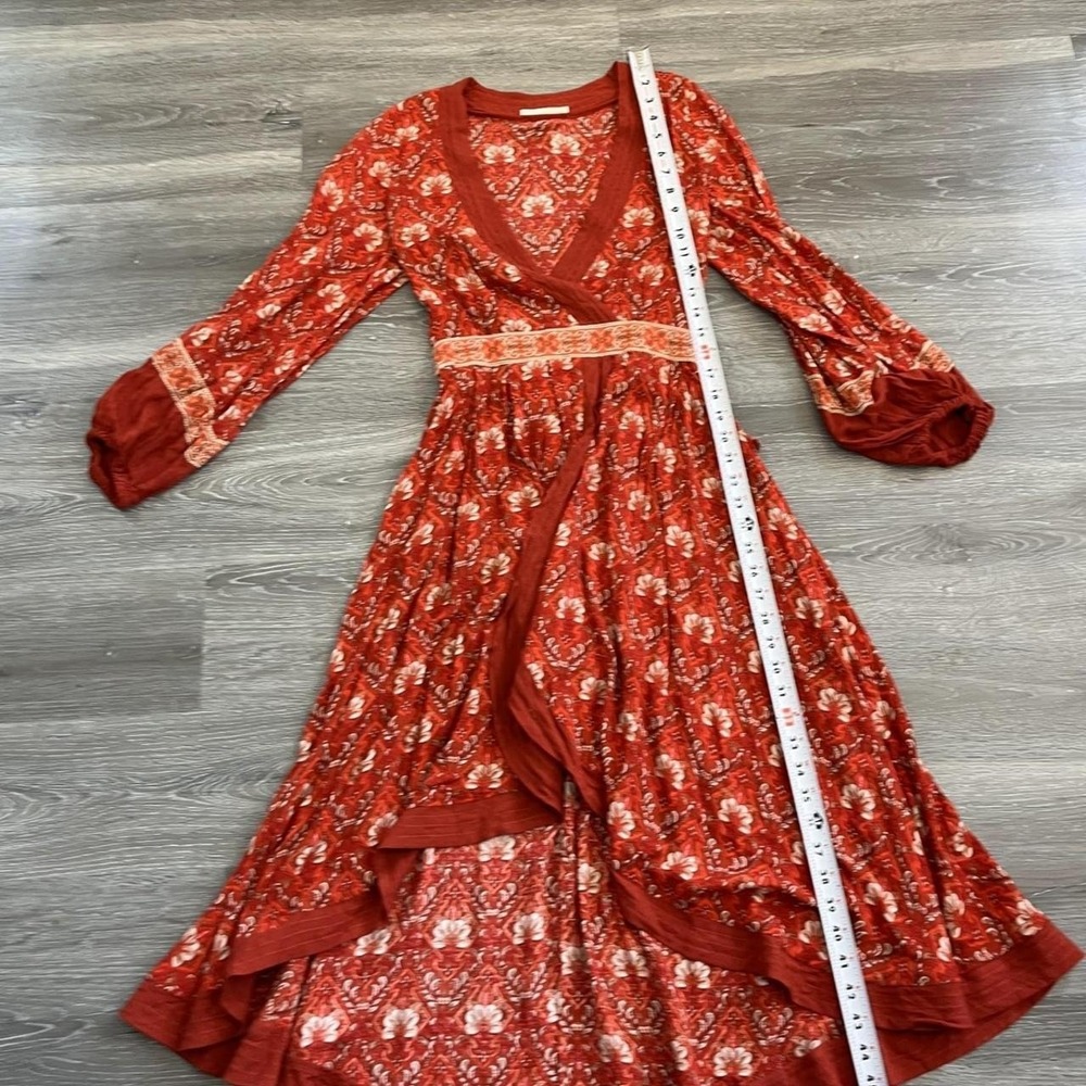 Spell & The Gypsy Collective Jewel Soiree Dress in Copper Boho Floral - Picture 8 of 9